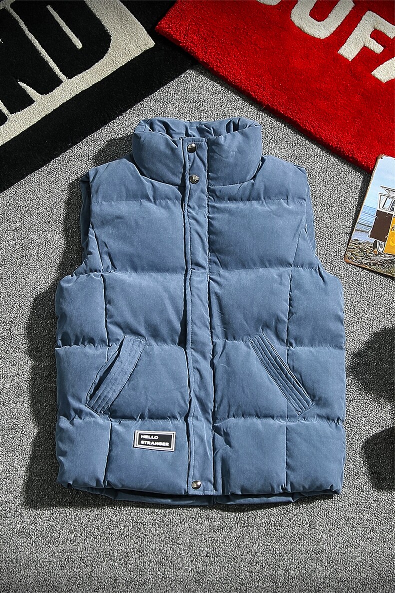 情侣男女同款潮流休闲宽松流行保暖加厚棉马甲B760-P55【特价】,男装棉衣,电商A007