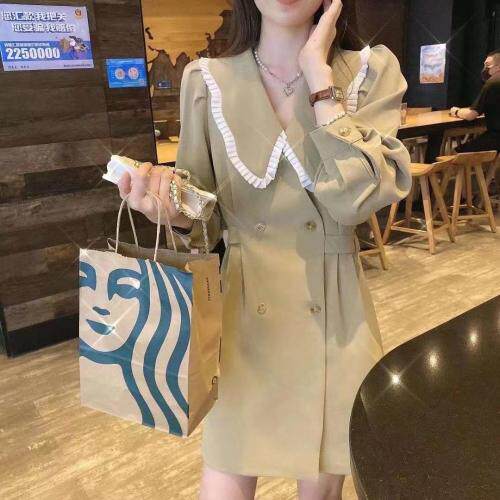 现货，韩系连衣裙，女装连衣裙，精典蓝月