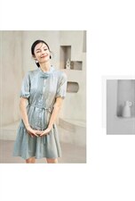 现货夏家新款-设计师系列轻风连衣裙，女装连衣裙，觅处