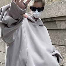 重磅连帽卫衣男士春秋季纯色宽松美式大码380g新款潮流外套，女装短外套，星座715-4