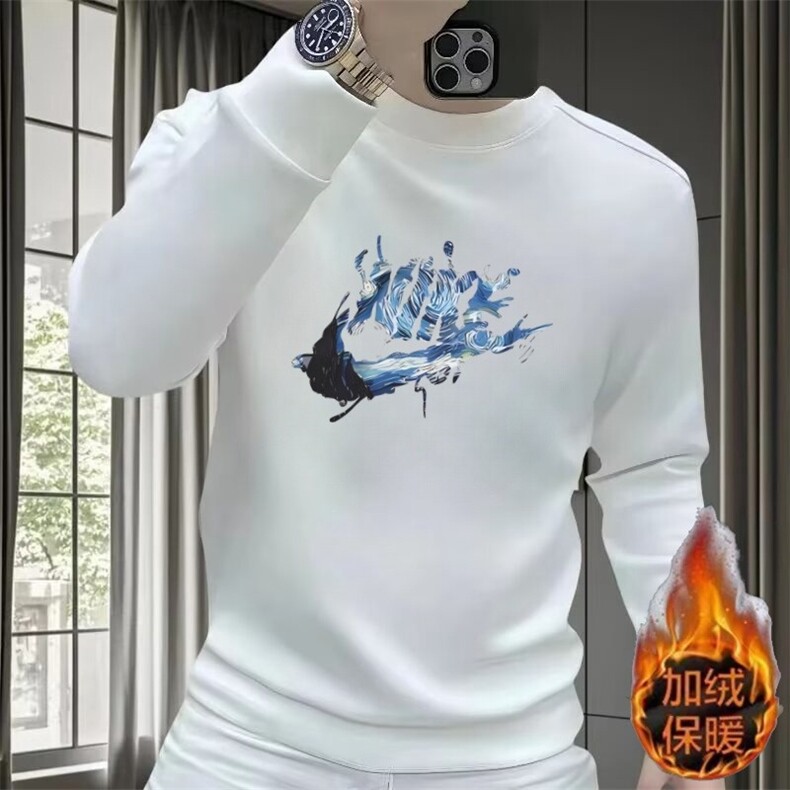 秋冬华棉卫衣男女圆领宽松范学生情侣款韩版ins重磅潮流上衣,男装卫衣,星座1210-1