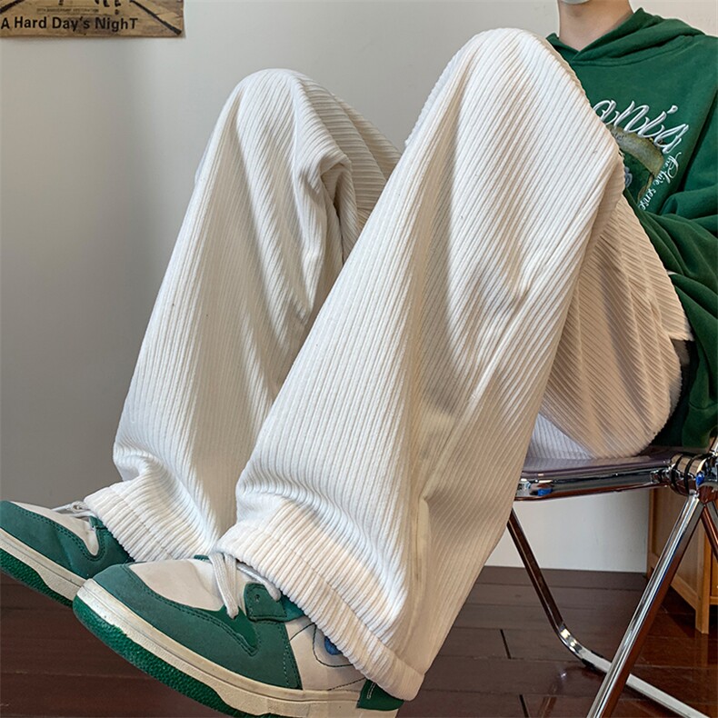 8XL-M特大码胖子加厚雪尼尔运动裤加绒灯芯绒卫裤男9028P45控58,男装休闲裤,电商D206-1