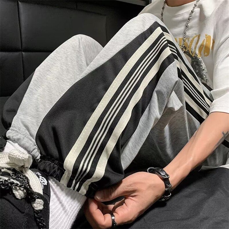 男春秋长裤时尚潮牌工装裤潮流新款直筒休闲裤宽松型潮KK057-35,男装工装外套,星座911-3
