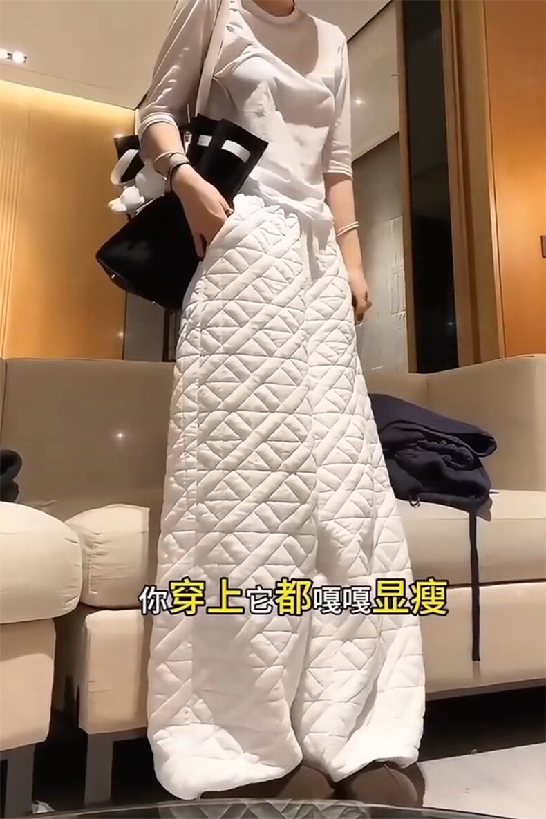 特批P35无差价冬抖音大码中性菱格保暖夹棉棉裤男K5614J加棉,男装休闲裤,电商A001-1