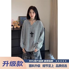 X3273-P36秋季新款修身正肩打底衫女百搭拼接假两件V领，男装T恤，电商B323A