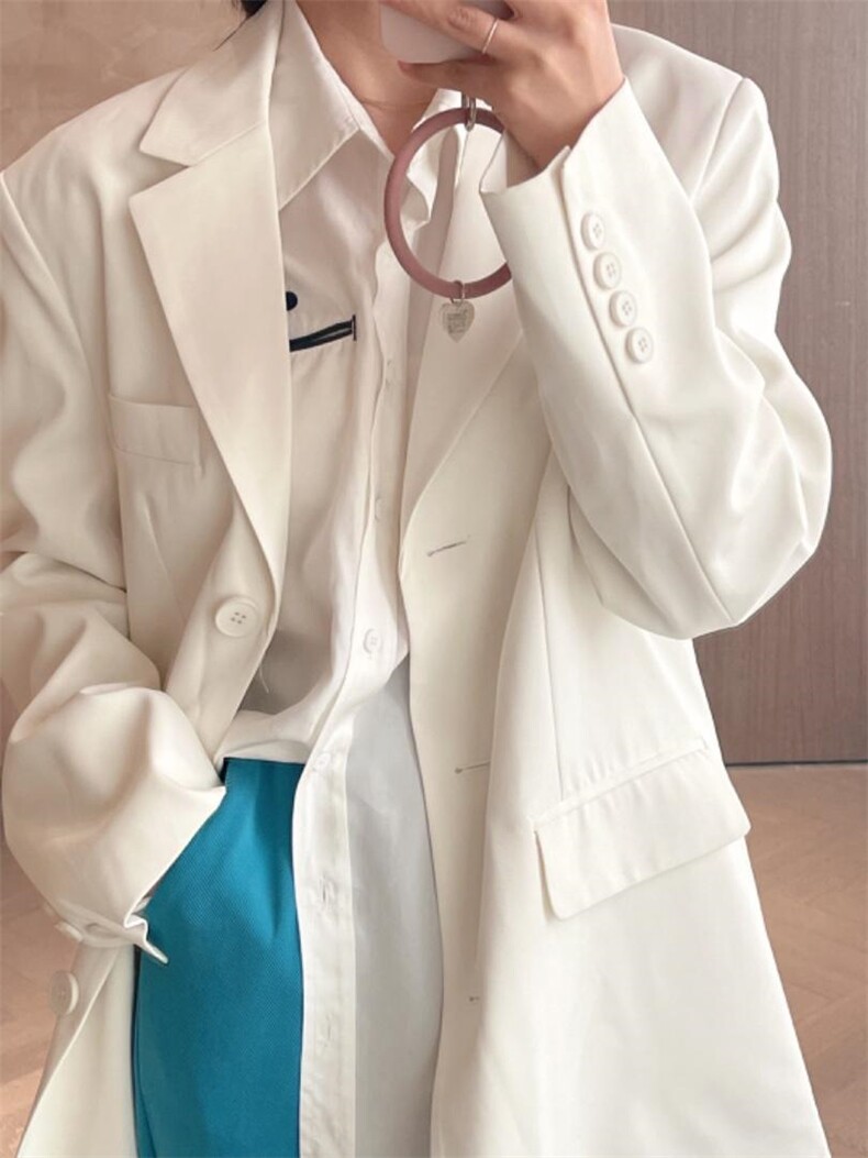 22C03#彩色腰带西装外套，女装西装，首选