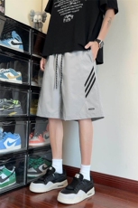 特批P22无差价夏季港风激光冲孔三条杠薄款冰丝大码短裤男DK5883，男装牛仔裤，电商A001-1