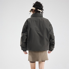 冬季美拉德立领棉服潮流百搭纯色棉衣撞色棉服外套HY8822-P75，男装棉衣，星座610B-1