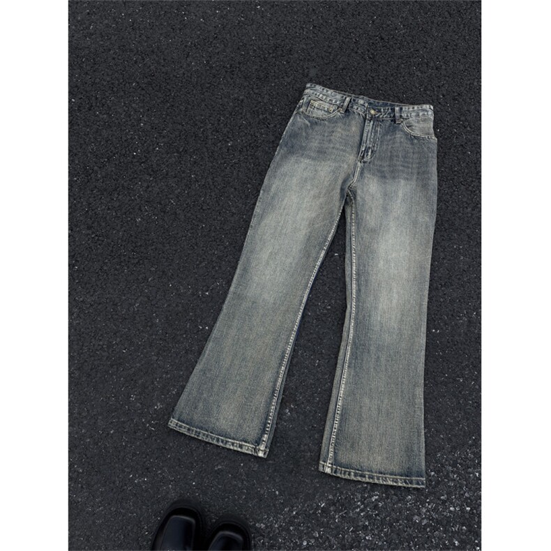 美式复古直筒牛仔裤男女秋冬水洗做旧宽松百搭裤JN007-P5578,男装牛仔裤,星座1008-1