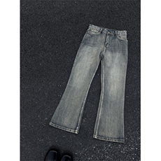 美式复古直筒牛仔裤男女秋冬水洗做旧宽松百搭裤JN007-P5578，男装牛仔裤，星座1008-1