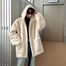 1港风派克服连帽大口袋皮毛一体轻奢大码M-5XL棉服77940P158控218，男装棉衣，星座226-2