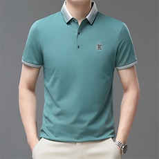男士短袖夏季休闲t恤百搭polo衫中年爸爸夏装上衣QP1625-P57，男装Polo衫，星座1105-3