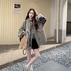 2025年冬季加棉拼接派克服外套2b082-2206-1-p285-k278，女装派克服，2B082