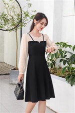 新款百搭连衣裙，女装连衣裙，雪天使