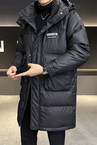 2025冬款羽绒服男店主风时尚长款保暖外套男上衣B317/2823/P258图片