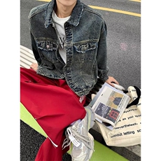 秋季新款美式复古夹克水洗外套J3512P75，男装夹克，星座1116-2
