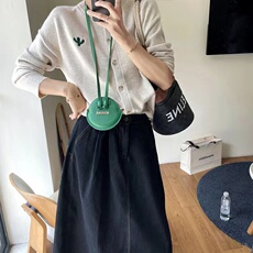 春秋新款针织开衫女宽松短款外套针织衫韩版百搭洋气，女装针织衫/毛衣，半城羊绒
