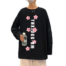 ！秋季打底衫男卫衣男潮流圆领纯棉长袖T恤男CX292-P25图片