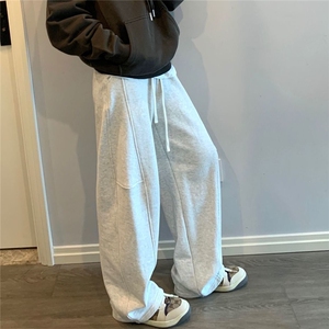AK2485-P68松弛感banana香蕉裤宽松阔腿休闲裤子女春秋运动裤卫裤图片