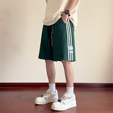 美式短裤男夏季篮球五分中裤青少年透气潮牌宽松休闲沙滩运动裤子，男装牛仔裤，星座1013