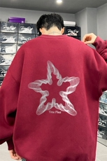 ！圆领卫衣男装港风长袖T恤男外套男WY174-P28，男装卫衣，电商B367