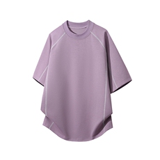 2026主推款抗菌速干哈苏线拼接可二开凉感短袖DT126-特P25，男装T恤，电商C307