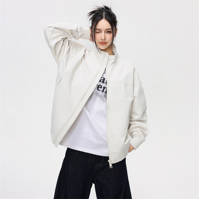 26春装新款美拉德立领飞行夹克boxy廓形休闲百搭外套上衣JK6500,男装夹克,电商A486