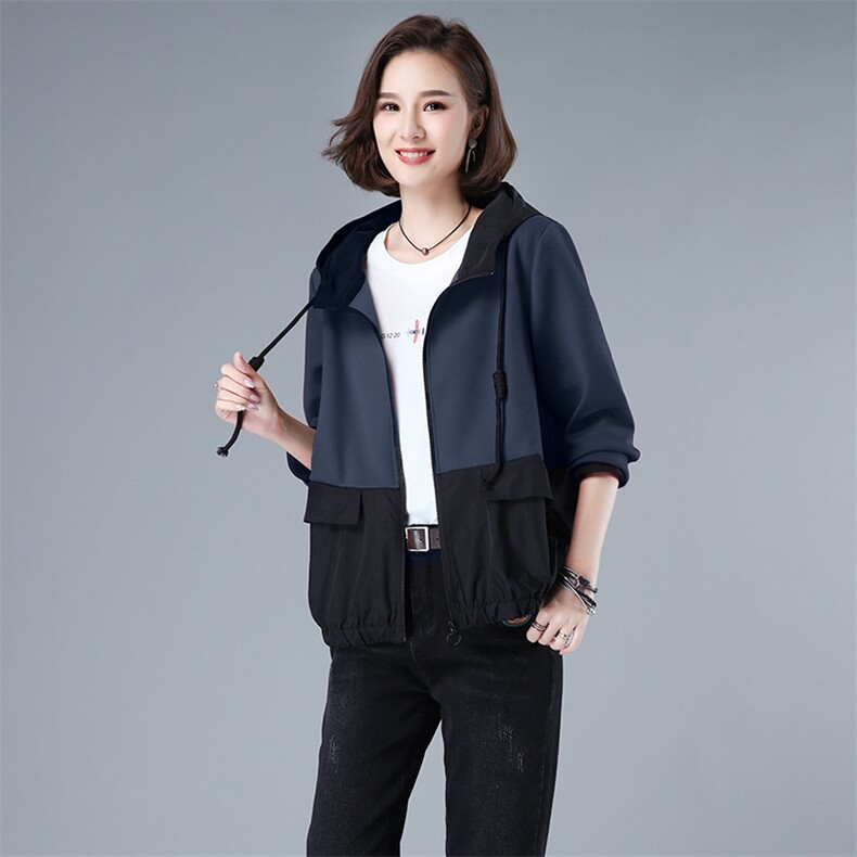 时尚春季新款女装短外套修身显瘦中长款风衣百搭休闲外套,女装短外套,秋牧寒烟