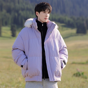 潮流宽松连帽棉服高街潮牌休闲棉衣A161-9986图片