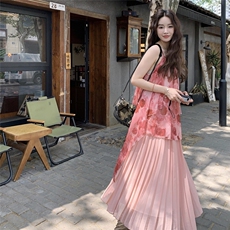 新品现货时尚印花连衣裙A2533-P145-K220，女装连衣裙，2C261