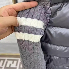 1506/QMY8880/P92新款休闲针织拼接立领保暖排骨棉服，男装棉衣，星座1506