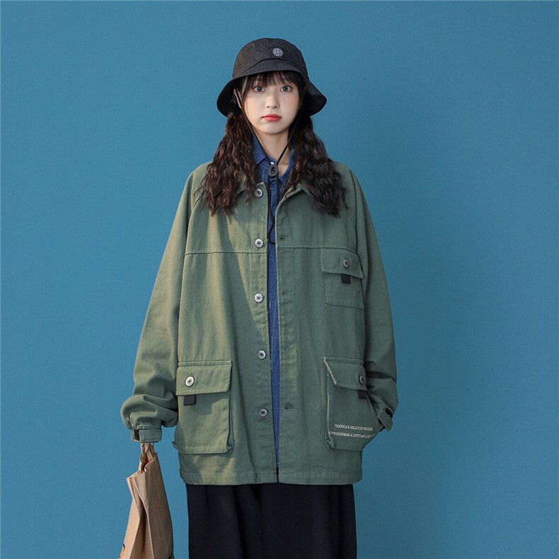 25春季新款工装韩版潮流复古男女夹克外套上衣 JK52/P95/138图片