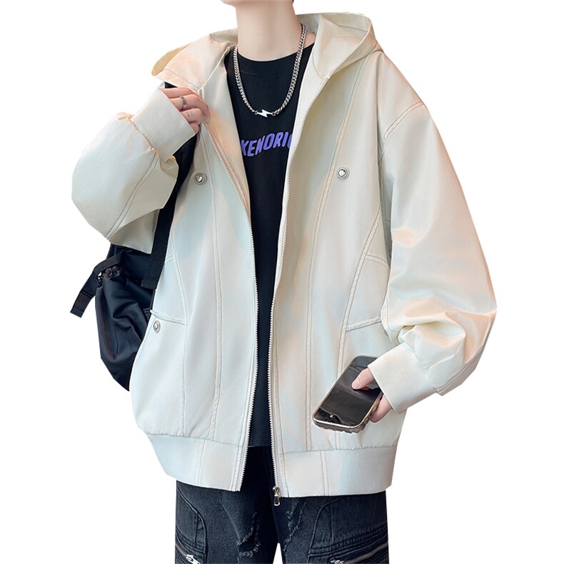 XZ102B-1春秋季宽松/连帽休闲外套潮夹克JK2537-P85,男装夹克,星座102B-1