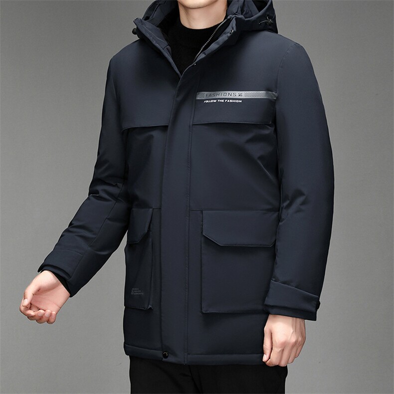 中长款新款爸爸工作服老年羽绒服男加厚爷爷装老人外套2307-P240,男装羽绒服,星座1210B