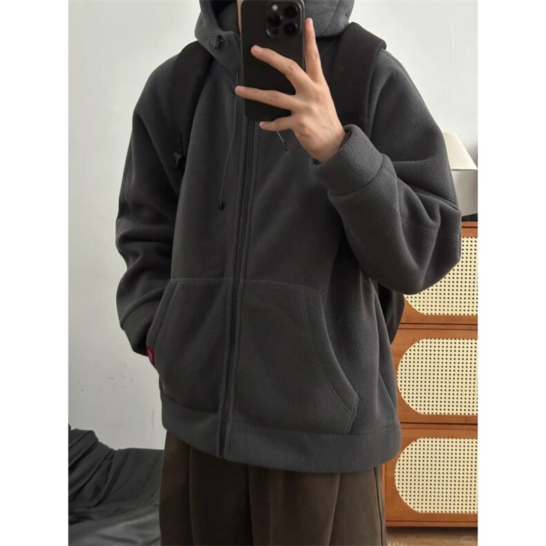 摇粒绒连帽拉链卫衣外套1302-GS02-P55成分100聚酯纤维,女装短外套,星座1302