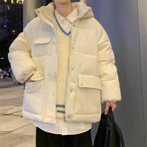 冬季港风棉衣男宽松保暖连帽工装外套棉服1001-1-MY559-P92图片
