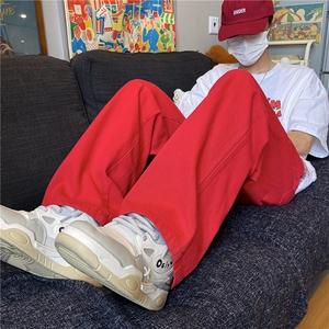 24年春夏季水洗高街vibe直筒宽松阔腿五色牛仔裤NZ2310-P55控78图片