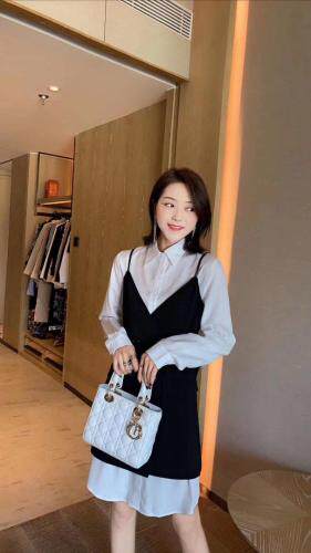 【现货】秋季新款双排扣两件套，其它，名依人