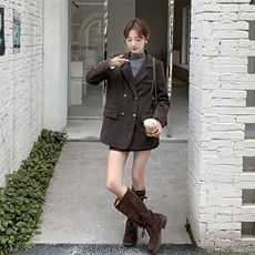 冬季新款羽绒服西装小个子外套女高级感韩版时尚气质休闲上衣潮，女装短外套，2D112