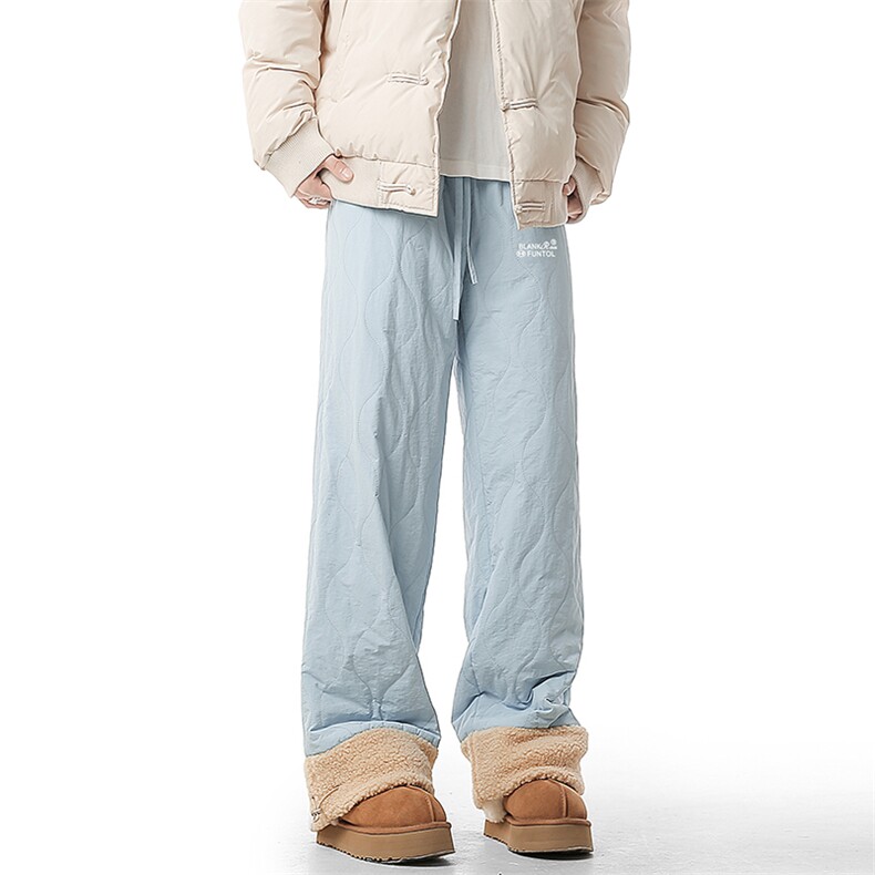 A408-24K2511-1-P65-X89-M-3XL防寒羊羔保暖裤冬季加绒滑雪棉裤，男装棉裤，电商A408