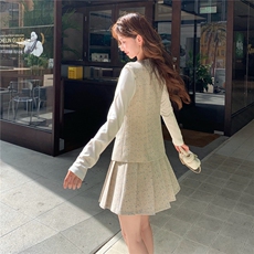 秋季半身裙短外套小个子女，女装套装/套裙，2B219