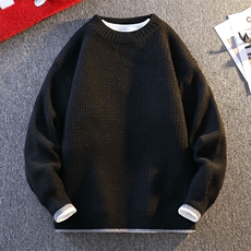 2024【新品】秋冬圆领毛衣男士针织打底衫潮流百搭-M5093-P48，男装针织衫/毛衣，星座1105