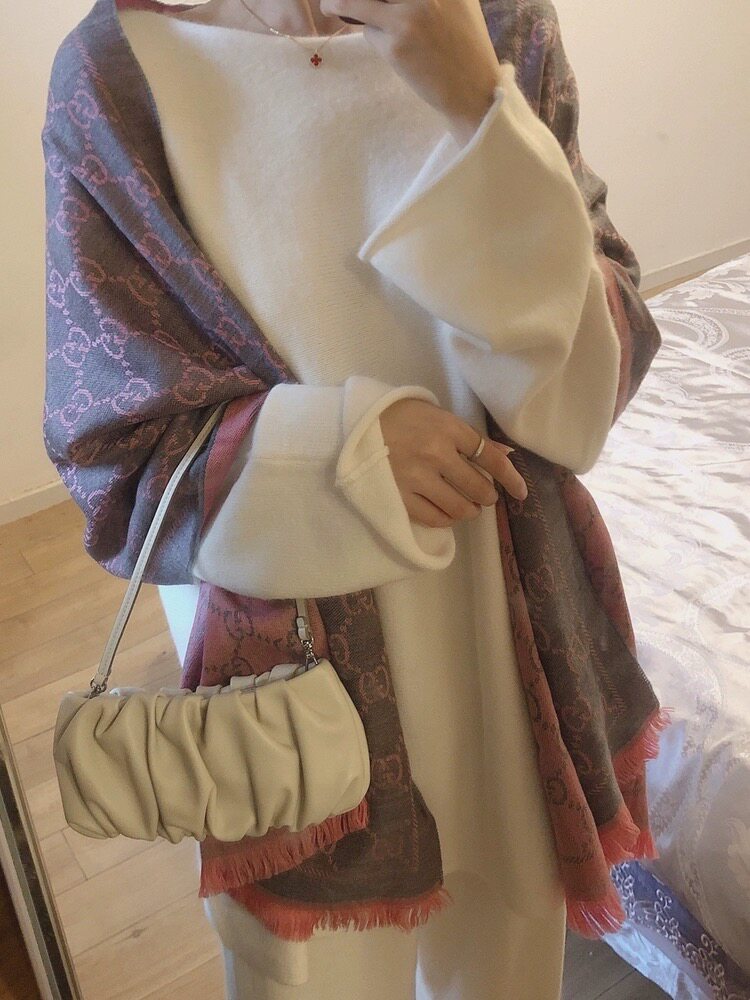 复古慵懒风毛衣女秋冬季宽松休闲针织衫上衣，女装羊毛衫，思途羊绒