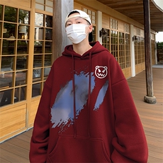 直播品质360克重磅美式印花卫衣Y220特P35同步供应华棉P45特，男装卫衣，电商A486