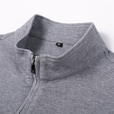 QLM55159男式秋季服装新款长袖T恤青年立领四季打底体恤P66，男装T恤，电商B360