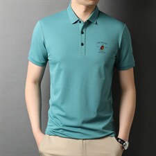 2023年春款男士上衣POLO长袖T恤P65图片