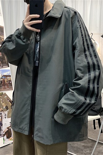JK2005/P45春装新男士开衫宽松立领夹克男棒球服大码外套男控价69，男装夹克，电商A141
