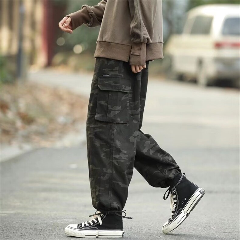 男新款青少年时尚休闲迷彩裤TK48P42,男装休闲裤,星座1116-2