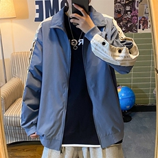 现货外套男韩版潮流痞帅休闲百搭排扣夹克潮牌棒球服WT8818-P54，男装夹克，星座1008