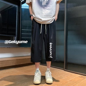 冰丝七分裤男大码速干短裤男五分裤 酒店风风格 QK72399-P25图片